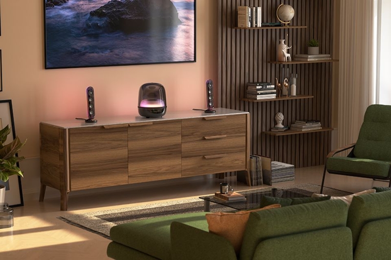 Loa Bluetooth Harman Kardon SoundSticks 5 hiệu ứng ánh sáng trình diễn đầy mê hoặc