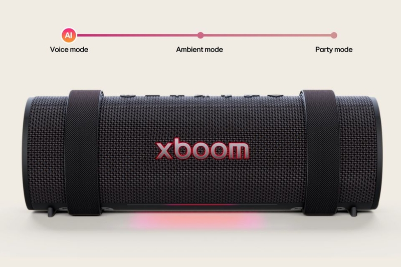 Loa Bluetooth LG Xboom Grab AI Lighting đồng bộ với âm nhạc