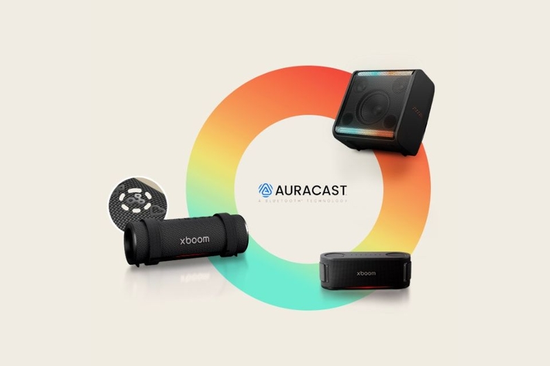 Loa Bluetooth LG Xboom Grab kết nối Auracast™ để mở rộng âm nhạc