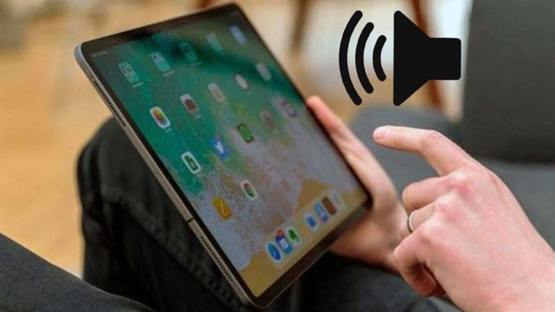 loa iPad bị nhỏ tiếng 1