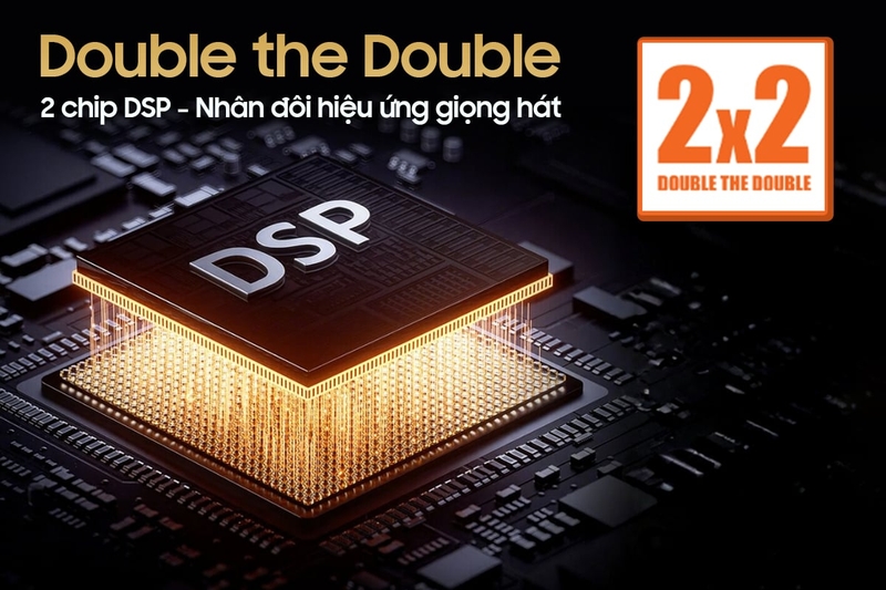 Loa karaoke xách tay Acnos D'Auris 200 - 2 chip DSP tối ưu giọng hát và nhạc nền