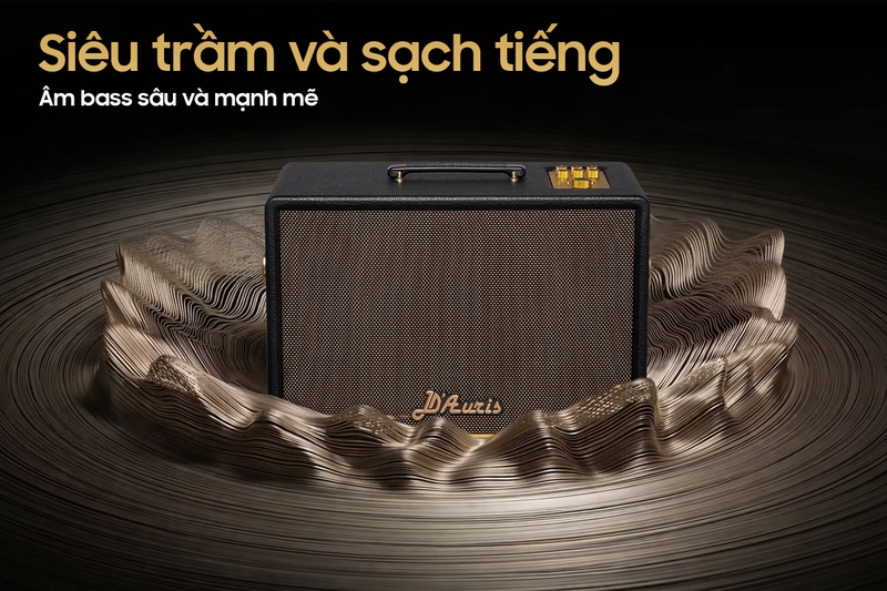 Loa karaoke xách tay Acnos D'Auris 300 - Âm thanh thế hệ mới, sạch tiếng và giàu chi tiết