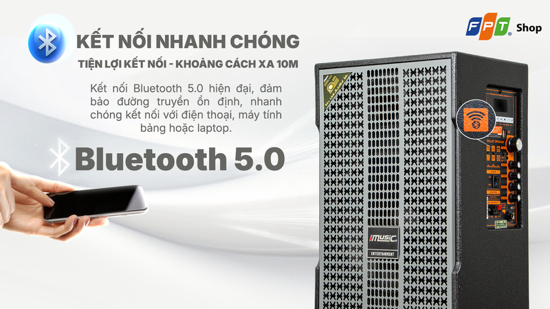 Kết nối Bluetooth ổn định, khoảng cách xa
