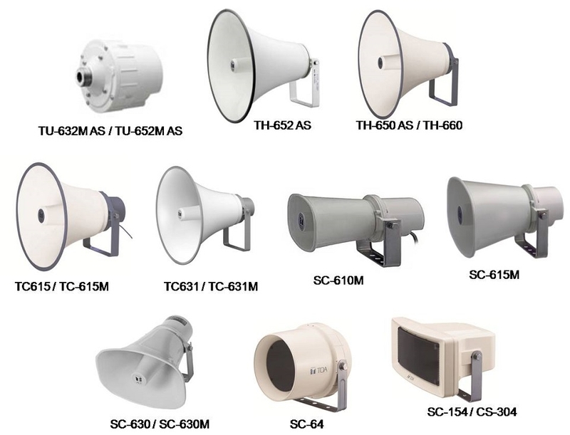 Các loại loa nén phổ biến