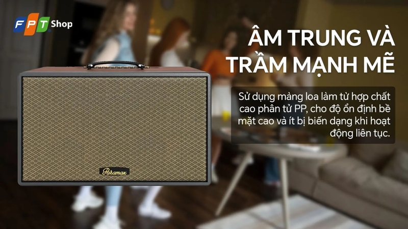 Đánh giá ưu điểm của loa Paramax