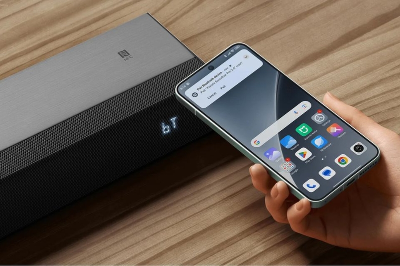 Loa thanh Xiaomi Soundbar Pro 2.0 ghép kết nối bằng NFC