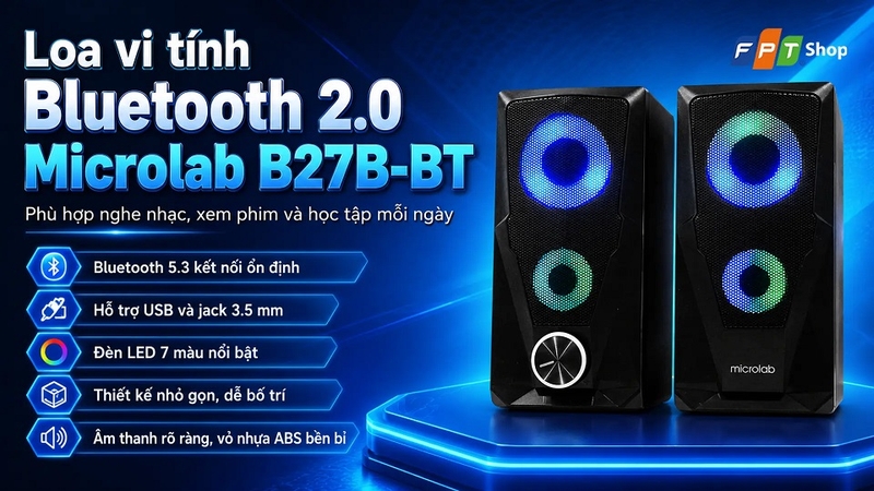 Loa vi tính Bluetooth 2.0 Microlab B27B-BT