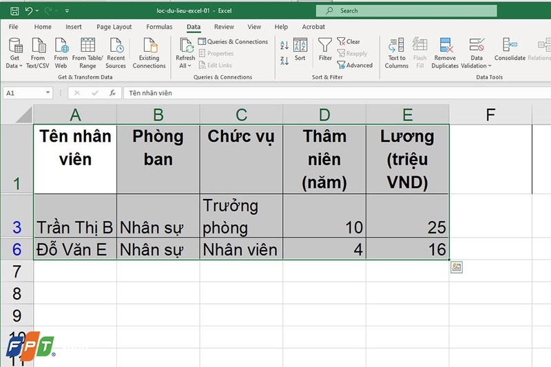 Cách lọc dữ liệu trong Excel - Ảnh 11
