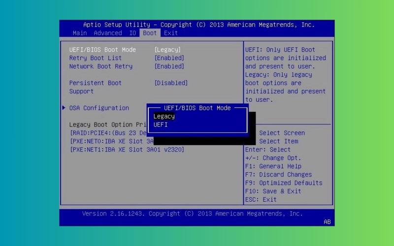 Reset hoặc cập nhật BIOS