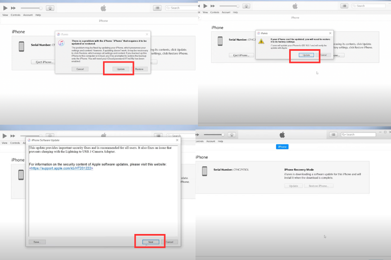 Lỗi 4013 khi restore iPhone (8)