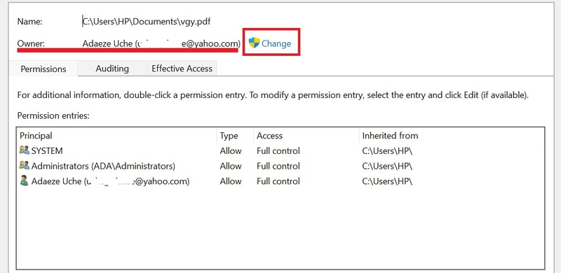 lỗi Access is denied trên Windows 11 - 8