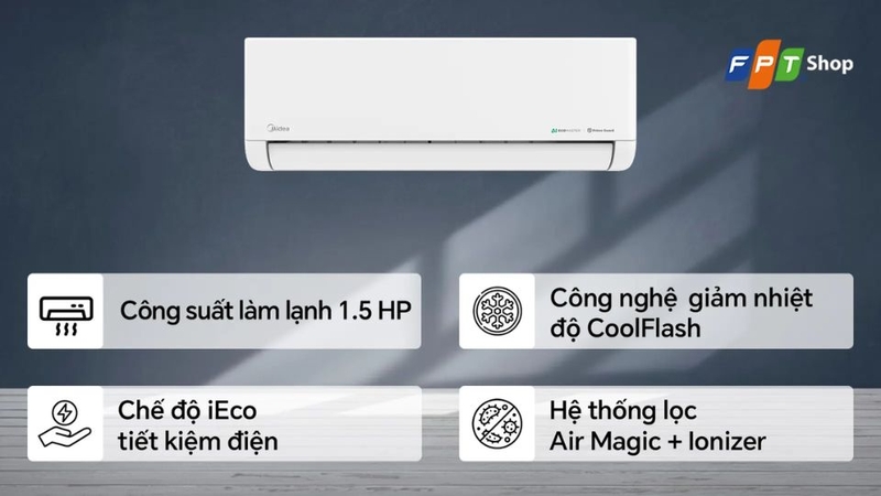 Lỗi&nbsp;E8 điều h&ograve;a Midea 4
