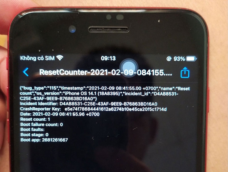 Lỗi Reset Counter iPhone - 03