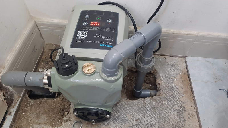 Áp lực nước đầu vào yếu