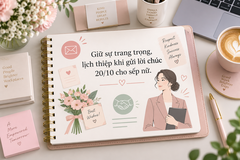Lời chúc 20/10 cho sếp nữ 1