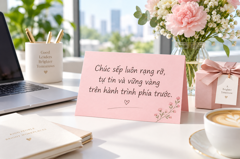Lời chúc 20/10 cho sếp nữ 5