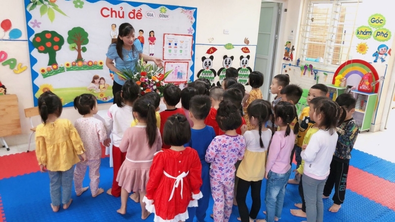 Lời chúc 20/11 cho cô giáo mầm non khác hơn so với các giáo viên khác