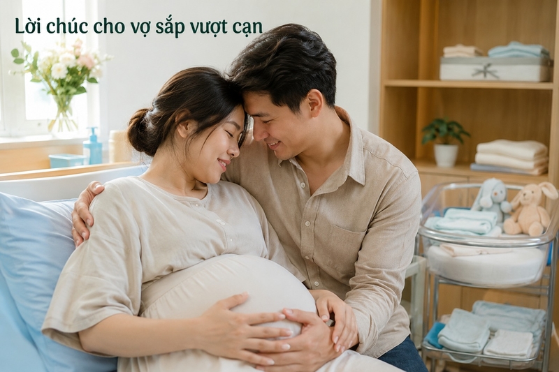 Lời chúc cho vợ sắp vượt cạn