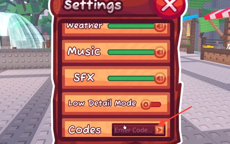 Bước 3: Khởi động lại game và nhập lại code