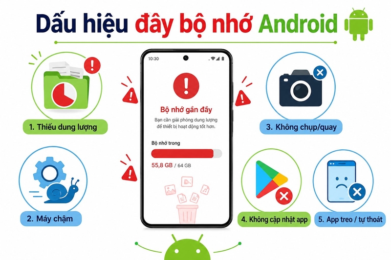 lỗi đầy bộ nhớ điện thoại Android ảnh 2