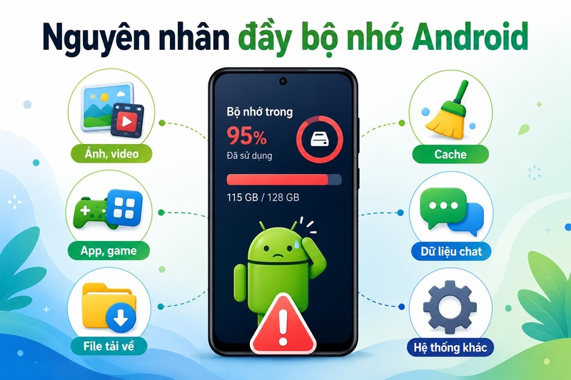 lỗi đầy bộ nhớ điện thoại Android ảnh 3