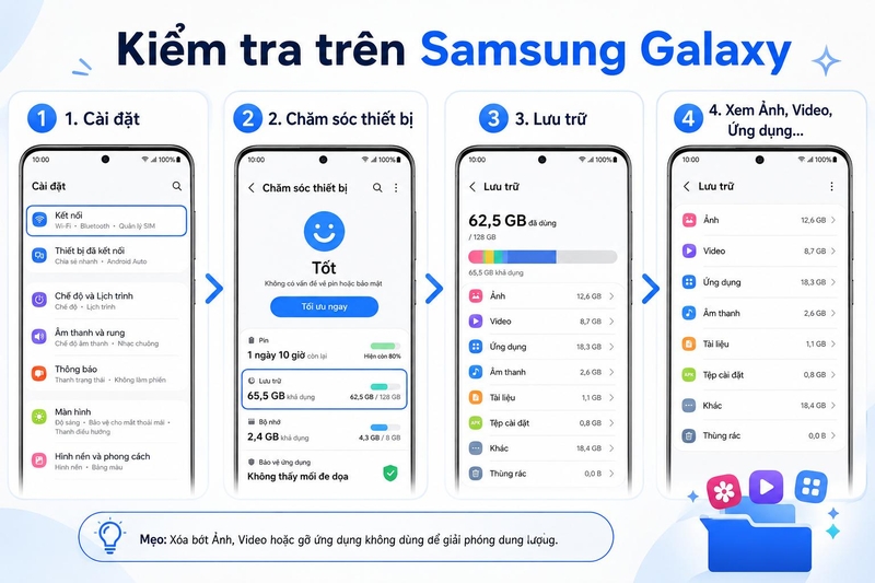 lỗi đầy bộ nhớ điện thoại Android ảnh 4