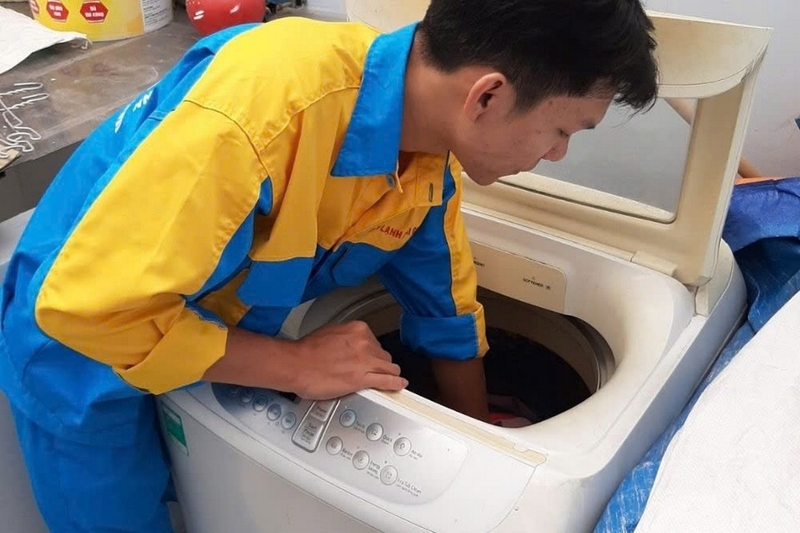lỗi e2 máy giặt sharp ảnh 3