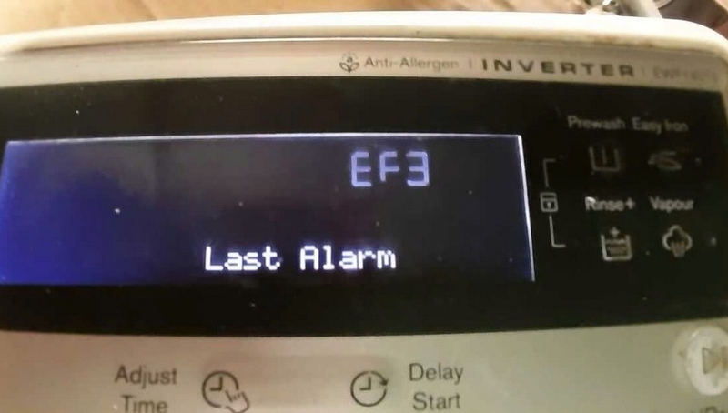 lỗi ef3 máy giặt electrolux ảnh 1