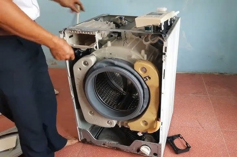 lỗi E6 máy giặt Sanyo ảnh 1
