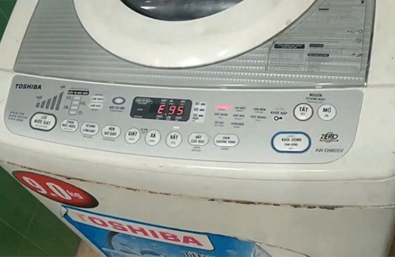 lỗi e9 máy giặt toshiba ảnh 1