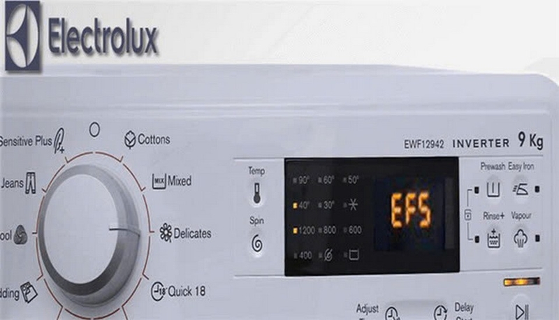 lỗi ef5 máy giặt electrolux ảnh 1