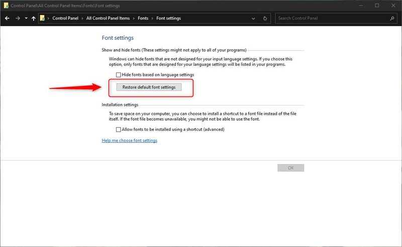 lỗi font chữ khi nâng cấp lên Windows 10 - Hình 4