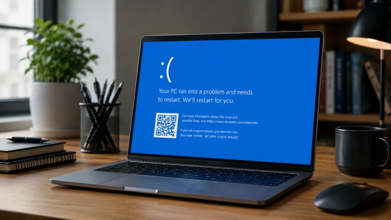 Nguyên nhân gây lỗi KERNEL SECURITY CHECK FAILURE