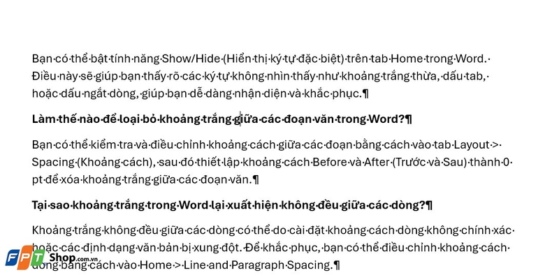 Lỗi khoảng trắng trong Word ảnh 5