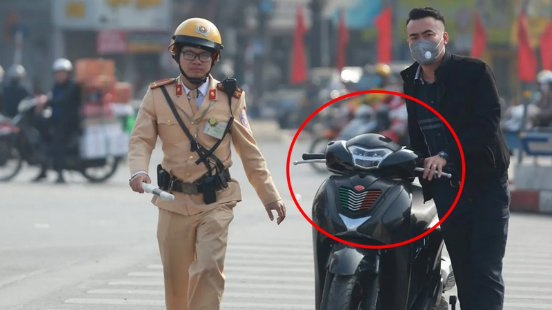 Người sử dụng phương tiện không gương sẽ bị phạt hành chính