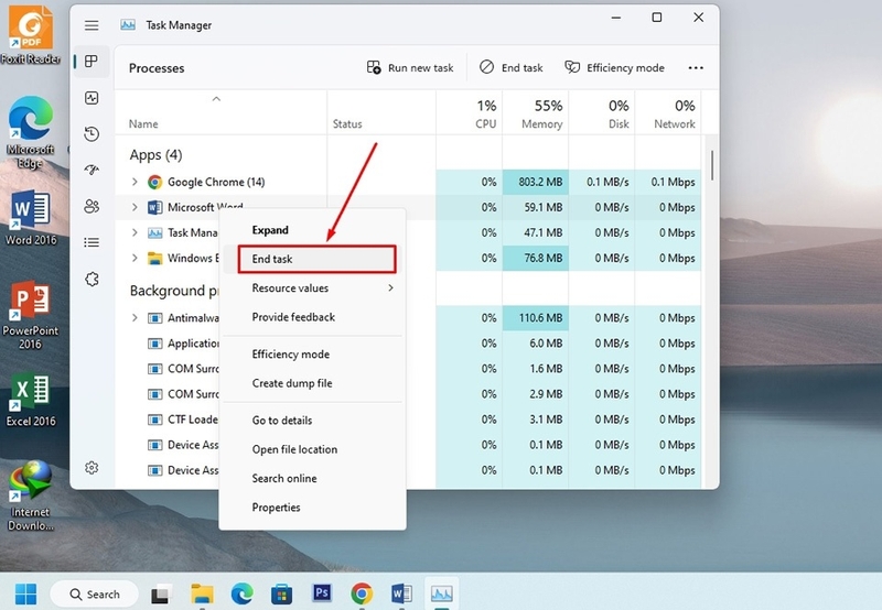 lỗi không mở được ứng dụng trên Windows 11 1