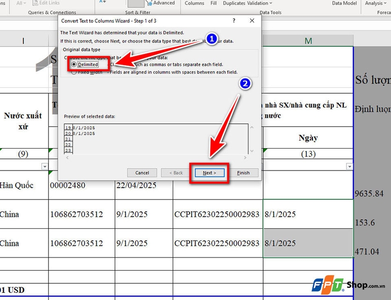 Lỗi ngày tháng đảo ngược trong Excel - 06