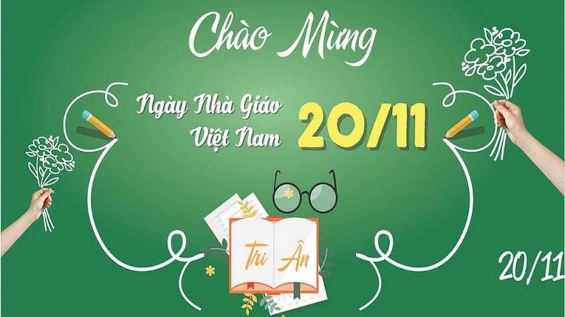 Lời ngỏ 20/11 trên báo tường hay tập san