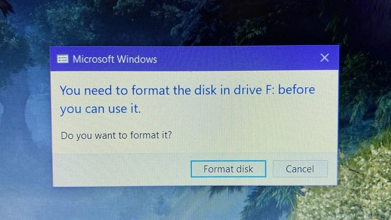Lỗi thẻ nhớ bị lỗi yêu cầu format là gì?