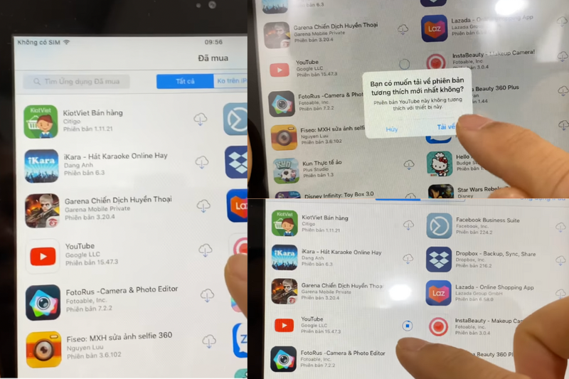 Lỗi YouTube không tương thích iPad (7)