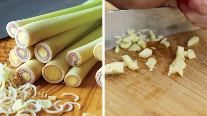 Bước 2: Sơ chế các nguyên liệu khác
