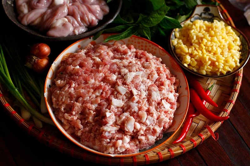 Cách làm lòng non dồi sụn - 08