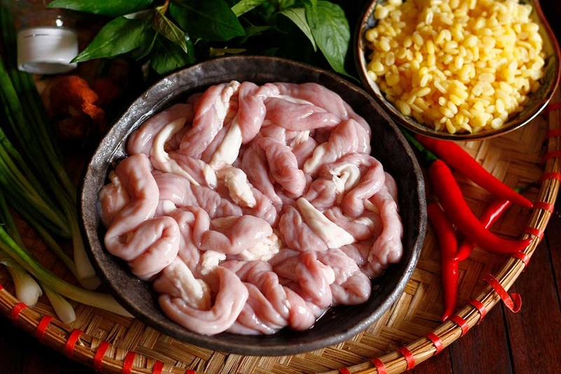 Cách làm lòng non dồi sụn - 07