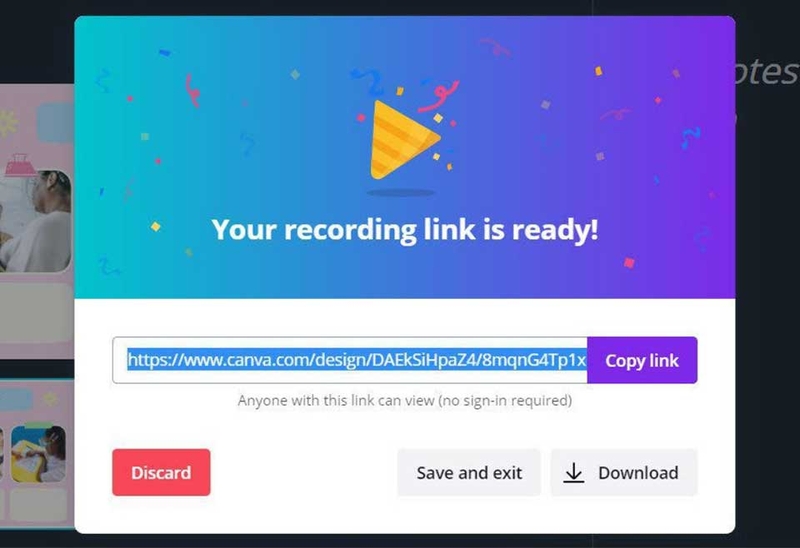 Lồng tiếng vào bài thuyết trình Canva - 04