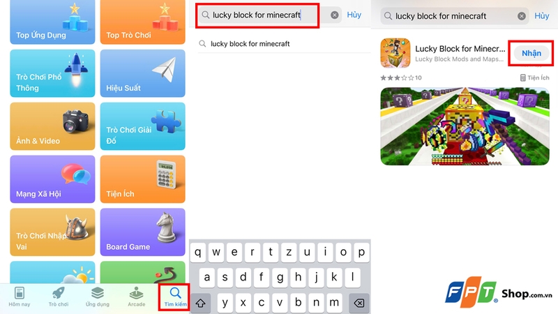 Hướng dẫn tải xuống Lucky Block for Minecraft