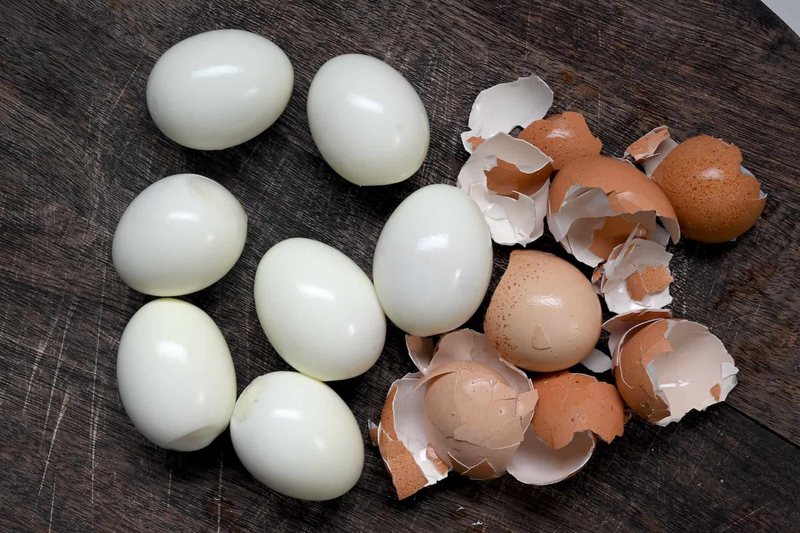 Vỏ trứng trắng sáng hơn