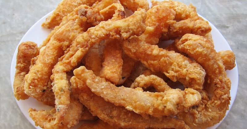 lườn cá hồi chiên giòn 1