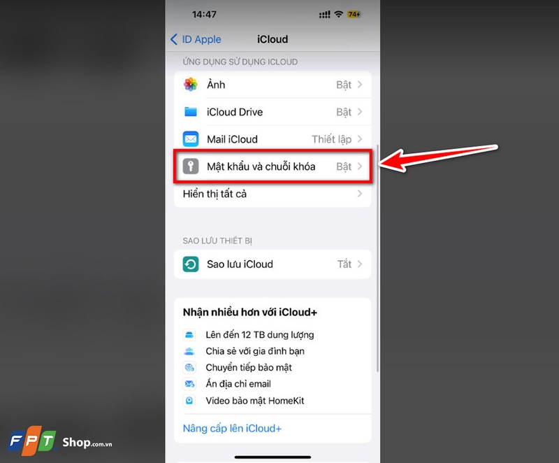 Lưu mật khẩu trên iPhone - 07