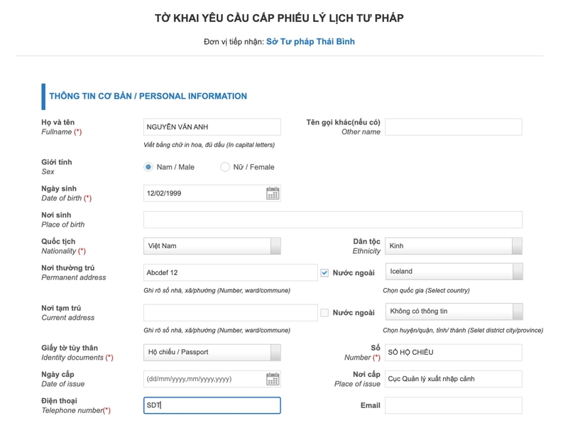 lý lịch tư pháp online TPHCM hình 4