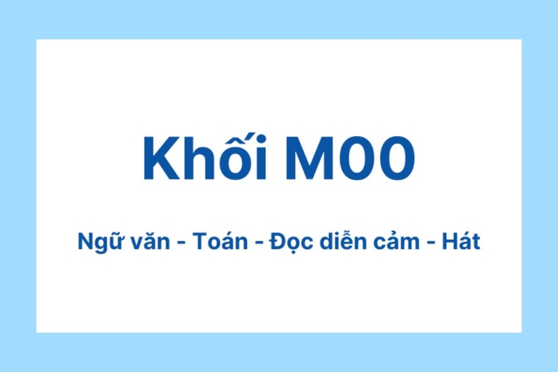 M00 gồm những môn nào? Ngành nào?